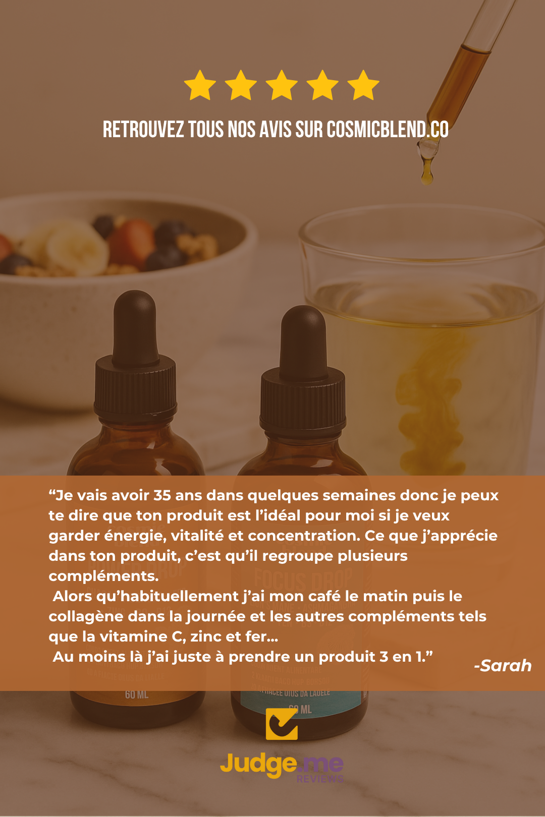 Cosmic Drop - Les Blends Adaptogènes Liquides