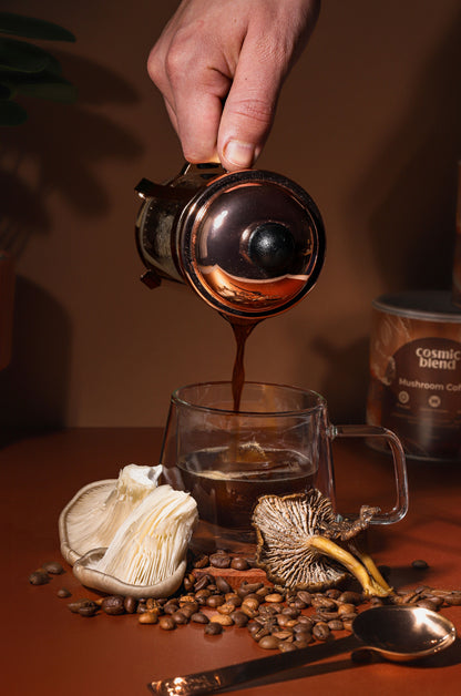 cafe adaptogene lions mane chaga theanine collagene
